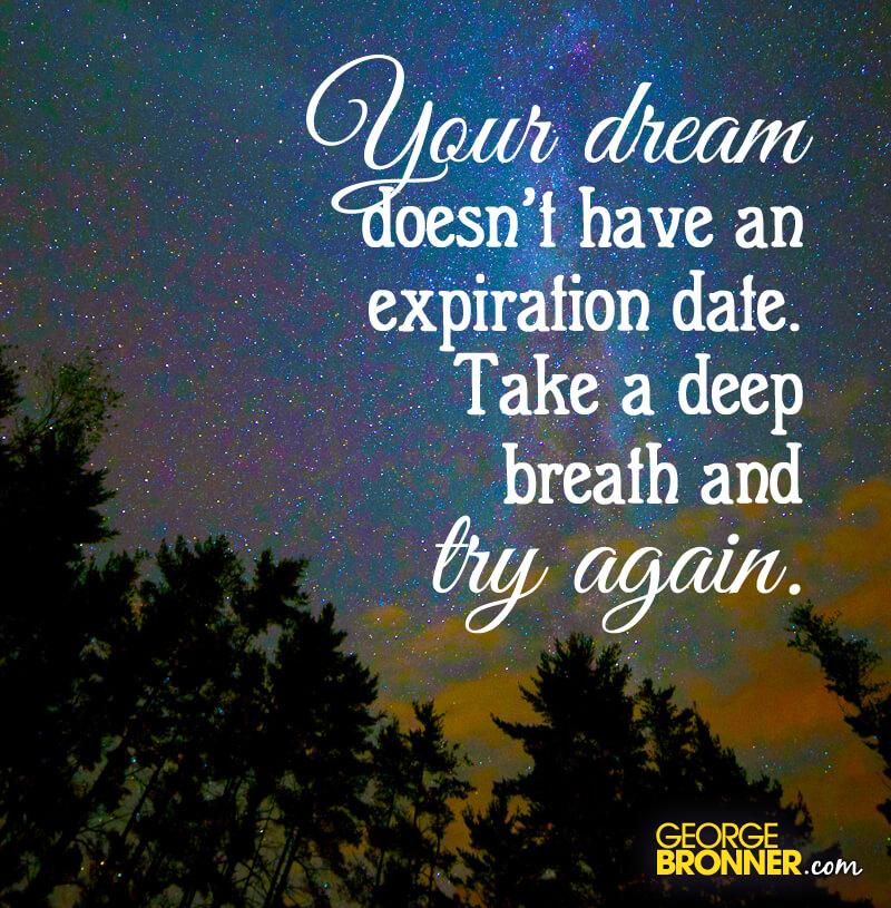 take deep breath and try again.